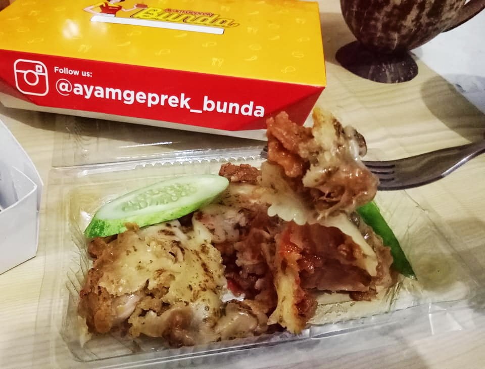 Ayam Geprek Mozzarella