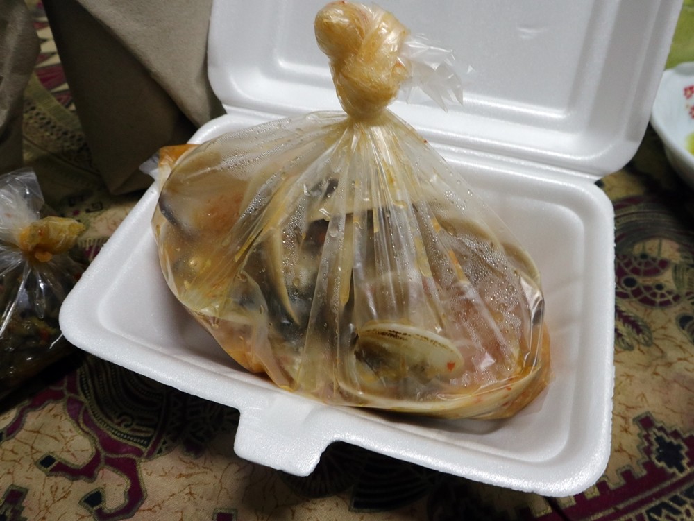 kepah saus padang dari pecel lele mbak bolek