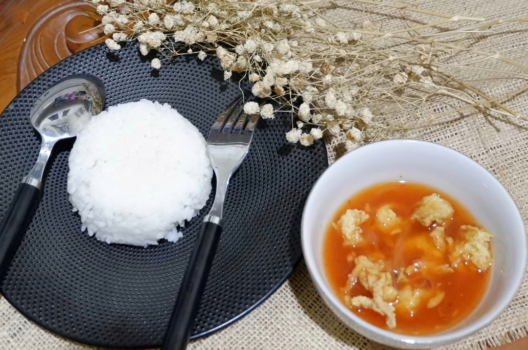 Cumi asam manis spesial cah kangkung