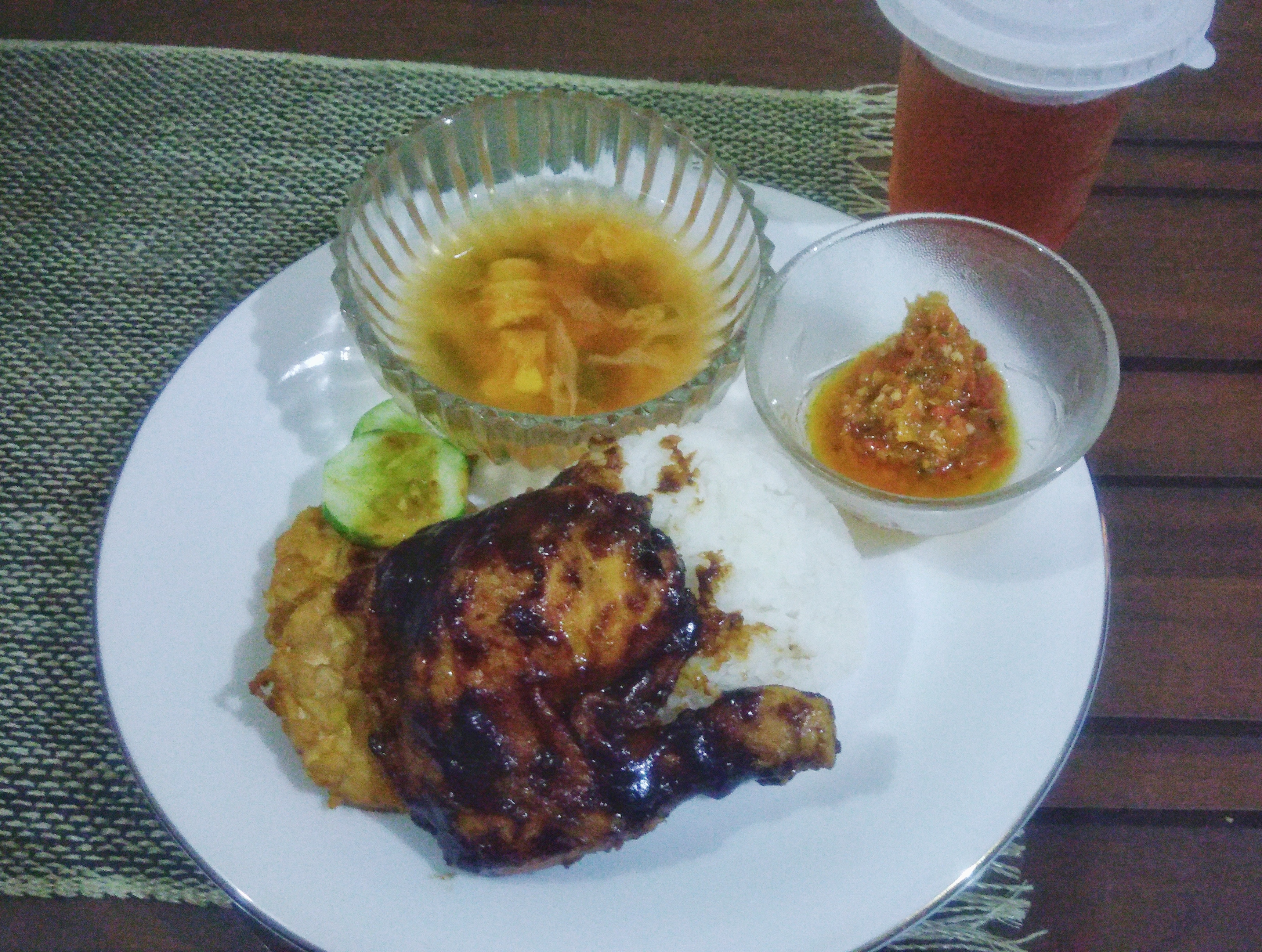 Paket Nasi Ayam Bakar Dari Warung Zaky