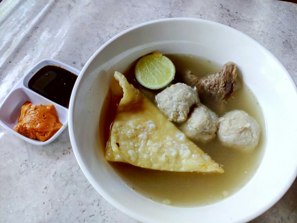 Bakso dan mie ayam rasa baru di Warung Bakso Mas Cingkrank