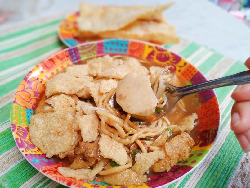 Mie Kopyok Pak Dhuwur, Rekomendasi Makan Enak di Semarang