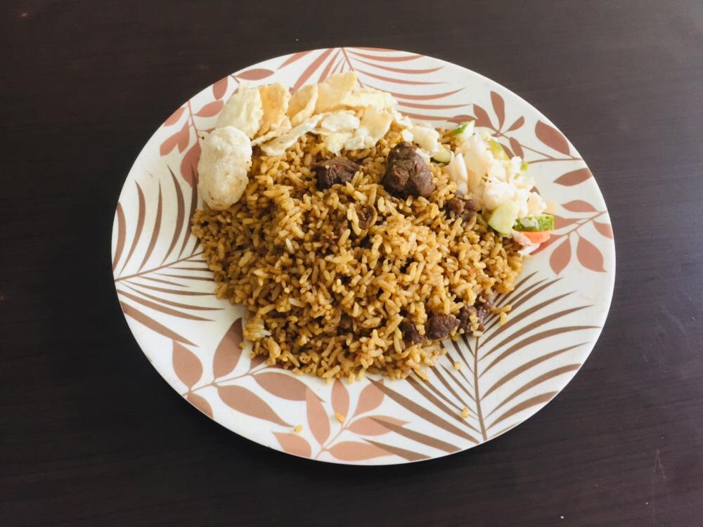 menu nasi goreng dari nasi goreng kambing kebon sirih