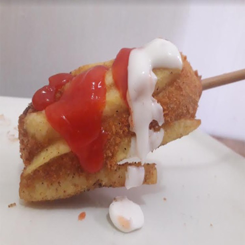 menu corndog dari oppa corndog